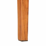 vidaXL Wandtafel met lade Bruin 110 x 30 x 80 cm Massief Acacia Hout