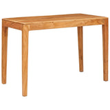 vidaXL Eettafel 118x60x76 cm massief hout