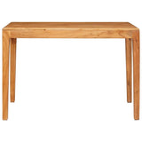 vidaXL Eettafel 118x60x76 cm massief hout