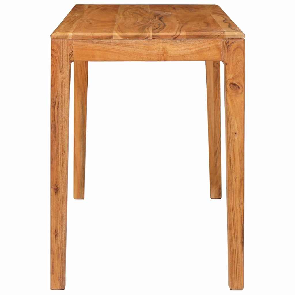 vidaXL Eettafel 118x60x76 cm massief hout