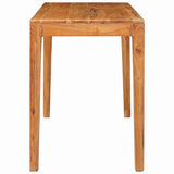 vidaXL Eettafel 118x60x76 cm massief hout
