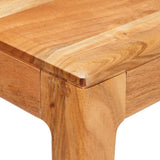 vidaXL Eettafel 118x60x76 cm massief hout