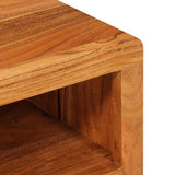 vidaXL TV Kast met plank Bruin 110 x 30 x 40 cm Massief Acacia Hout