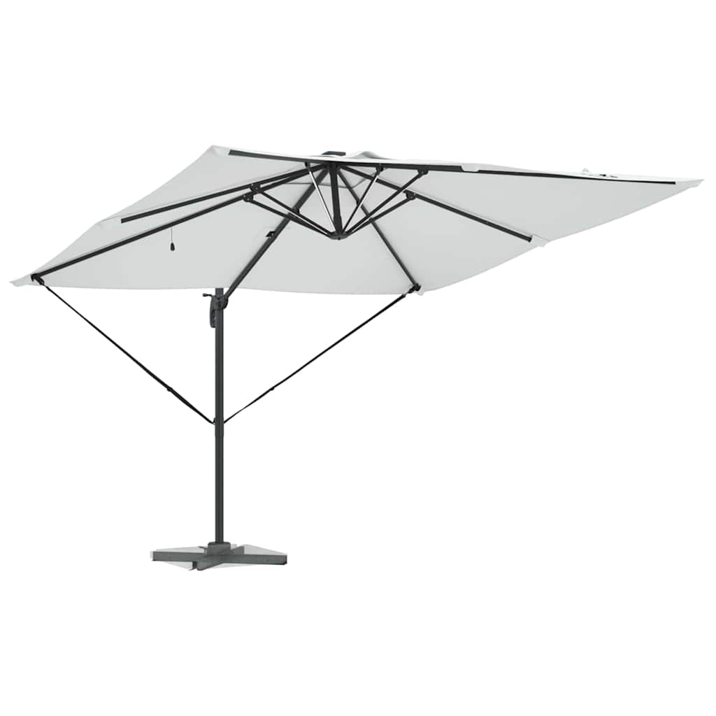 vidaXL Parasol Zand 286 x 284 x 270 cm Aluminium en Polyester