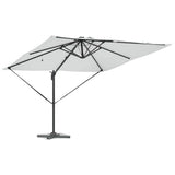 vidaXL Parasol Zand 286 x 284 x 270 cm Aluminium en Polyester