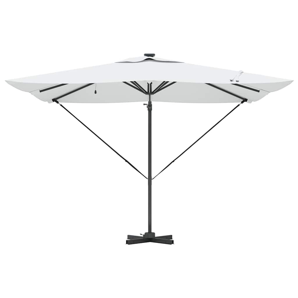 vidaXL Parasol Zand 286 x 284 x 270 cm Aluminium en Polyester