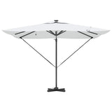 vidaXL Parasol Zand 286 x 284 x 270 cm Aluminium en Polyester
