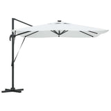 vidaXL Parasol Zand 286 x 284 x 270 cm Aluminium en Polyester