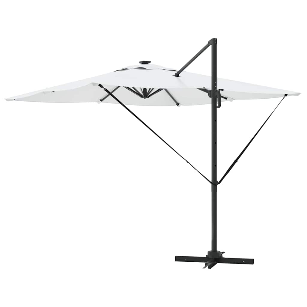 vidaXL Parasol Zand 286 x 284 x 270 cm Aluminium en Polyester
