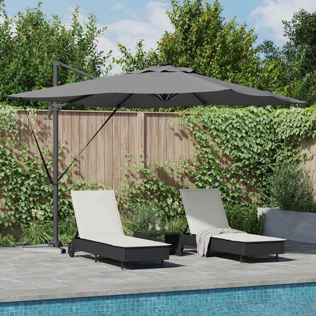 vidaXL Parasol Zand 286 x 284 x 270 cm Aluminium en Polyester