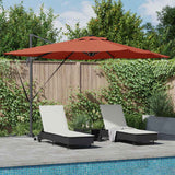 vidaXL Parasol Zand 286 x 284 x 270 cm Aluminium en Polyester