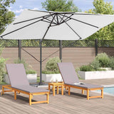 vidaXL Parasol Sand 351 x 250 x 260 cm Polyester and Aluminium