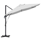 vidaXL Parasol Sand 351 x 250 x 260 cm Polyester and Aluminium