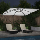 vidaXL Roma Parasol Beige 286 x 284 x 270 cm Aluminium en Polyester
