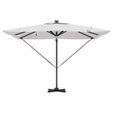 vidaXL Roma Parasol Beige 286 x 284 x 270 cm Aluminium en Polyester