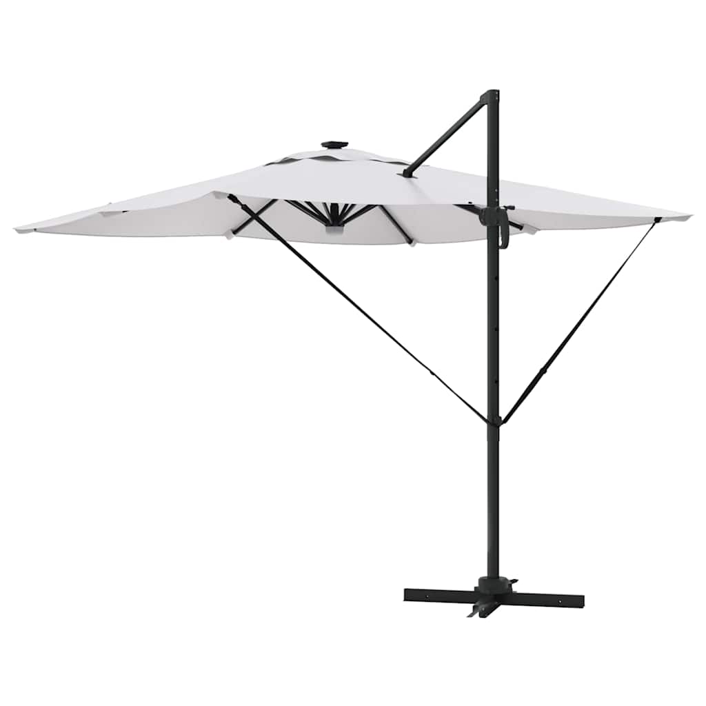 vidaXL Roma Parasol Beige 286 x 284 x 270 cm Aluminium en Polyester