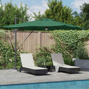 vidaXL Roma Parasol Beige 286 x 284 x 270 cm Aluminium en Polyester