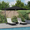 vidaXL Roma Parasol Beige 286 x 284 x 270 cm Aluminium en Polyester