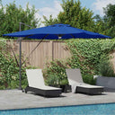 vidaXL Roma Parasol Beige 286 x 284 x 270 cm Aluminium en Polyester