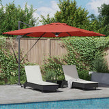 vidaXL Roma Parasol Beige 286 x 284 x 270 cm Aluminium en Polyester