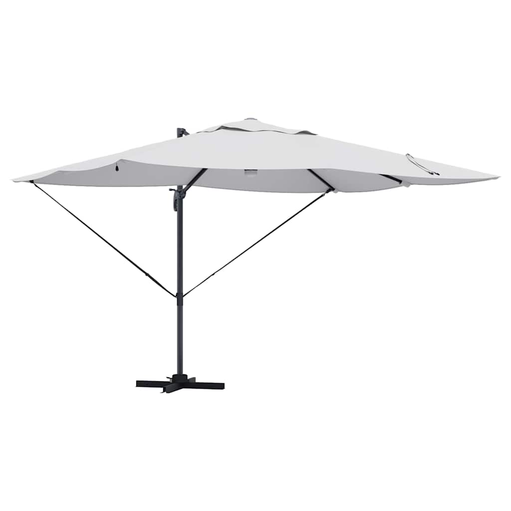 vidaXL Parasol Zand 351 x 250 x 253 cm Polyester en Aluminium