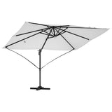 vidaXL Parasol Zand 351 x 250 x 253 cm Polyester en Aluminium