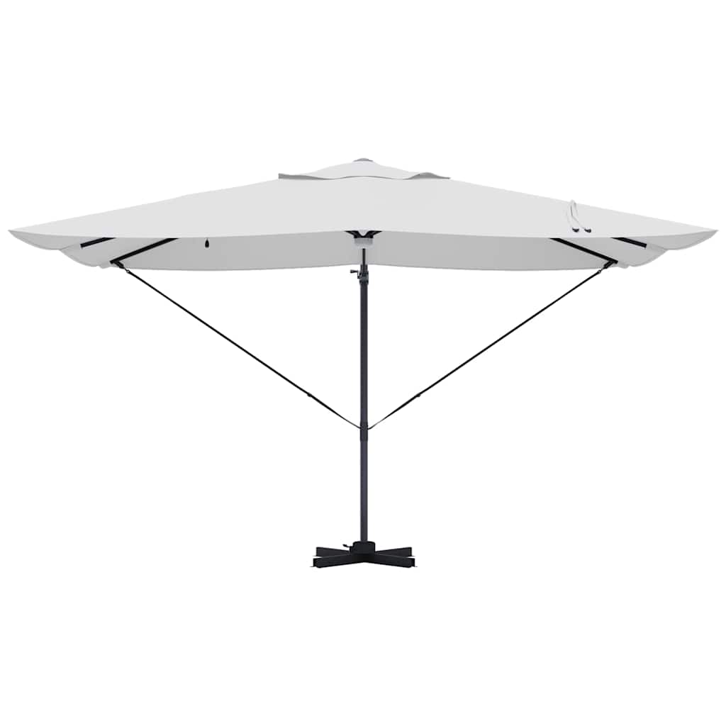 vidaXL Parasol Zand 351 x 250 x 253 cm Polyester en Aluminium