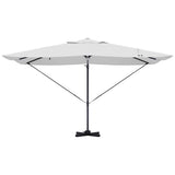 vidaXL Parasol Zand 351 x 250 x 253 cm Polyester en Aluminium