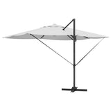 vidaXL Parasol Zand 351 x 250 x 253 cm Polyester en Aluminium