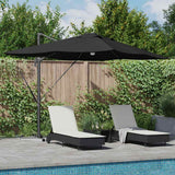 vidaXL Parasol Zand 351 x 250 x 253 cm Polyester en Aluminium
