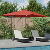 vidaXL Parasol Zand 351 x 250 x 253 cm Polyester en Aluminium