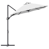 vidaXL Parasol Zand 372 x 198 x 243 cm Polyester en Aluminium
