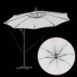 vidaXL Parasol Zand 294 x 294 x 248 cm Polyester en Aluminium