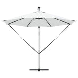 vidaXL Parasol Zand 294 x 294 x 248 cm Polyester en Aluminium