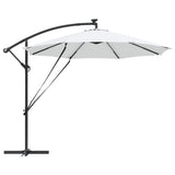 vidaXL Parasol Zand 294 x 294 x 248 cm Polyester en Aluminium