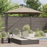vidaXL Parasol Zand 294 x 294 x 248 cm Polyester en Aluminium
