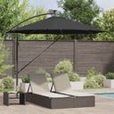 vidaXL Parasol Zand 294 x 294 x 248 cm Polyester en Aluminium
