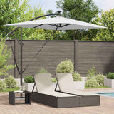 vidaXL Parasol Sand 294 x 200 x 270 cm Polyester and Aluminium