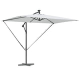 vidaXL Parasol Sand 294 x 200 x 270 cm Polyester and Aluminium