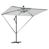 vidaXL Parasol Sand 294 x 200 x 270 cm Polyester and Aluminium