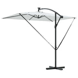 vidaXL Parasol Sand 294 x 200 x 270 cm Polyester and Aluminium