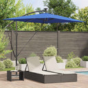 vidaXL Parasol Sand 294 x 200 x 270 cm Polyester and Aluminium