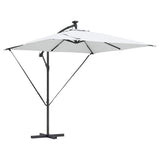 vidaXL Cantilever Banana Parasol Sand 249 x 249 x 250 cm