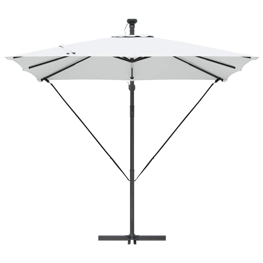 vidaXL Cantilever Banana Parasol Sand 249 x 249 x 250 cm