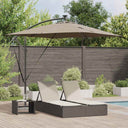 vidaXL Cantilever Banana Parasol Sand 249 x 249 x 250 cm