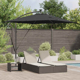 vidaXL Cantilever Banana Parasol Sand 249 x 249 x 250 cm