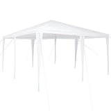vidaXL Party Tent White 400 x 400 x 266 cm Polyethylene and Steel