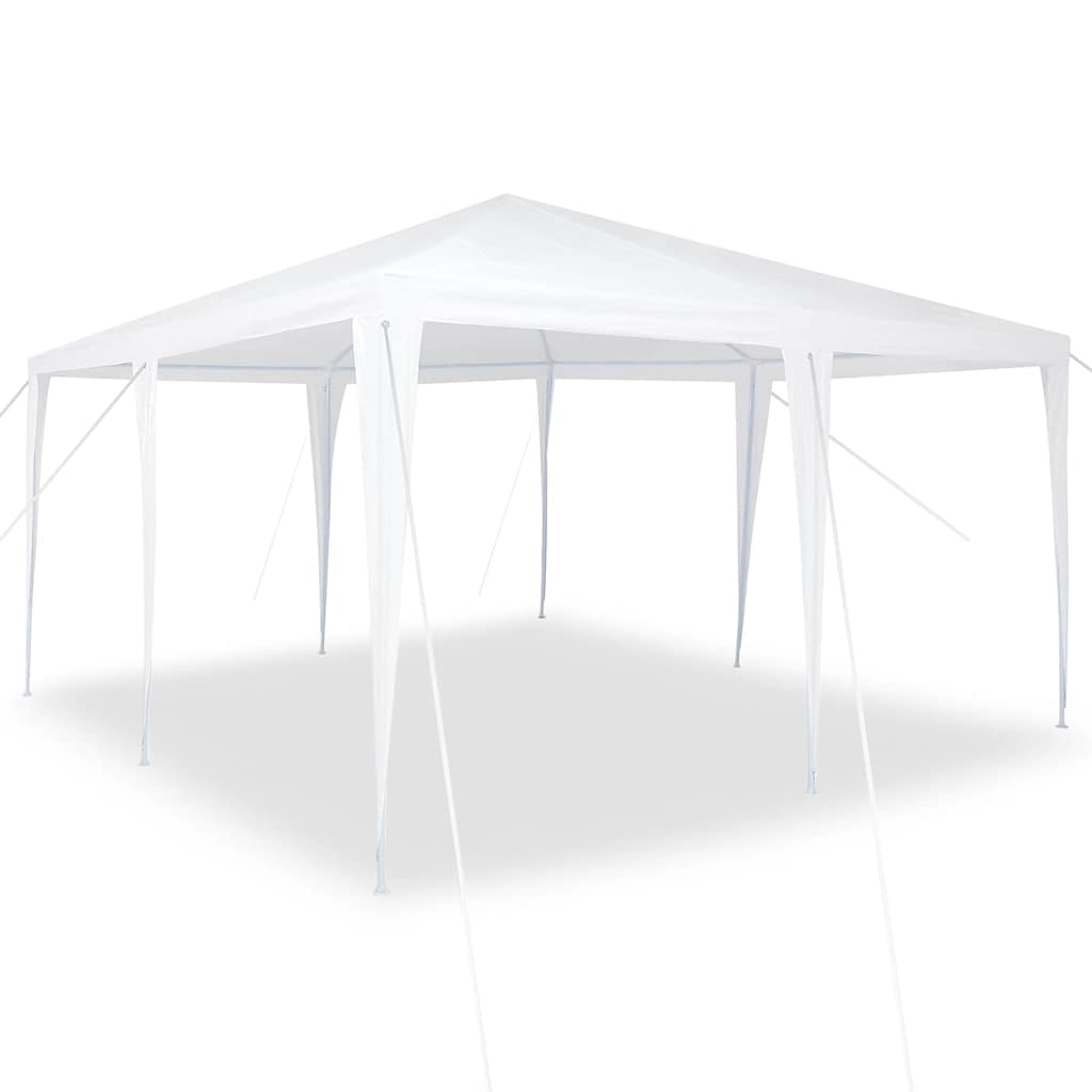 vidaXL Party Tent White 400 x 400 x 266 cm Polyethylene and Steel