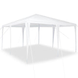 vidaXL Party Tent White 400 x 400 x 266 cm Polyethylene and Steel