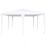 vidaXL Party Tent White 400 x 400 x 266 cm Polyethylene and Steel